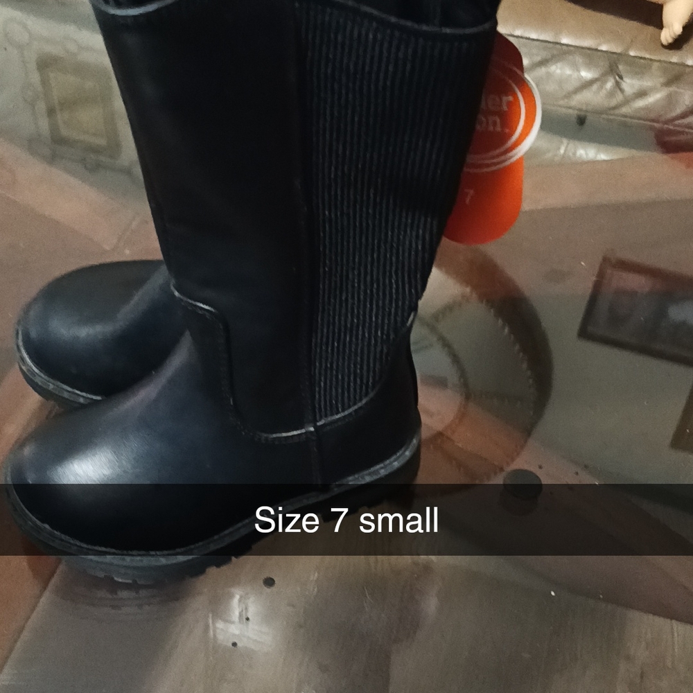 Black Knee-High Boots